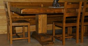 Tavolo legno castagno 4 metri e 50 cm